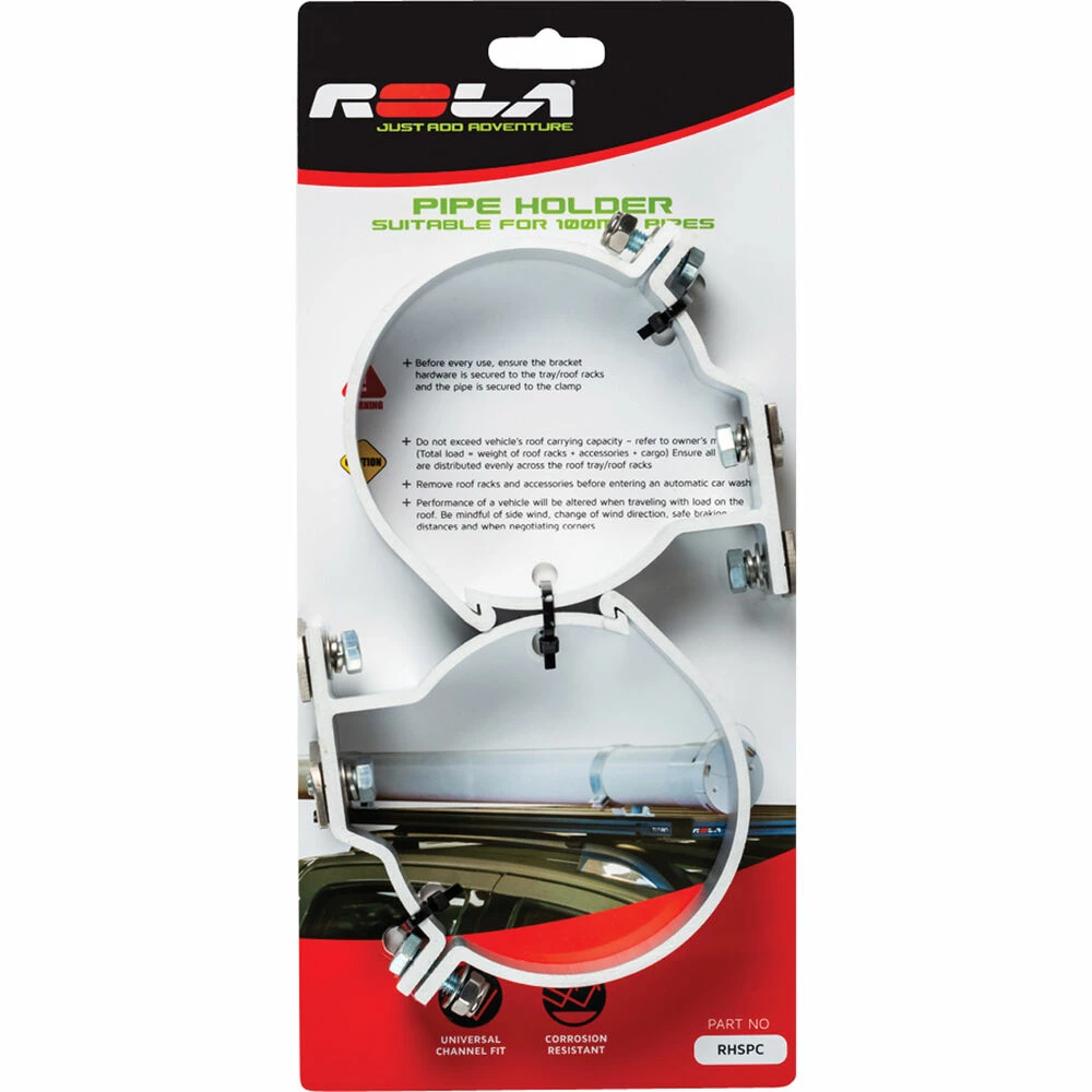 Cheap ❤️ Rola Roof Rack Conduit Holder Pair 100mm 🛒 - Image 4